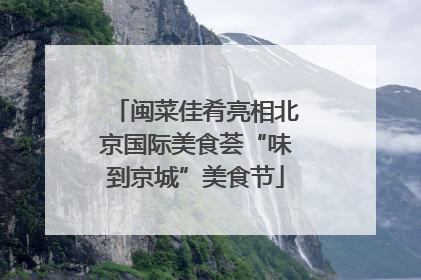 闽菜佳肴亮相北京国际美食荟“味到京城”美食节