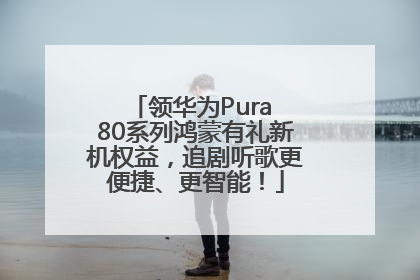 领华为Pura 80系列鸿蒙有礼新机权益，追剧听歌更便捷、更智能！