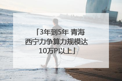 3年到5年 青海西宁力争算力规模达10万P以上