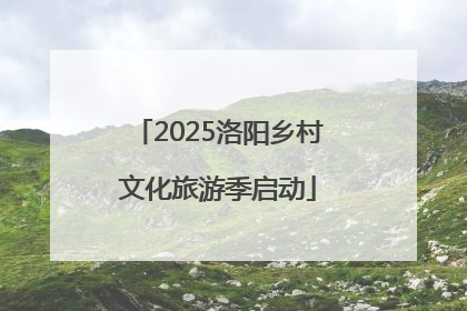 2025洛阳乡村文化旅游季启动