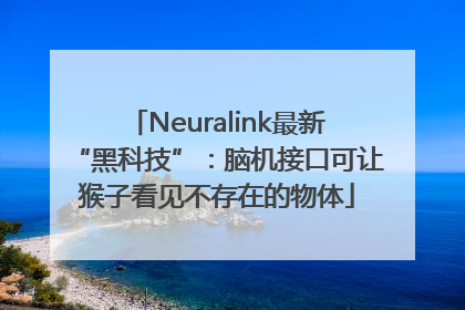 Neuralink最新“黑科技”：脑机接口可让猴子看见不存在的物体